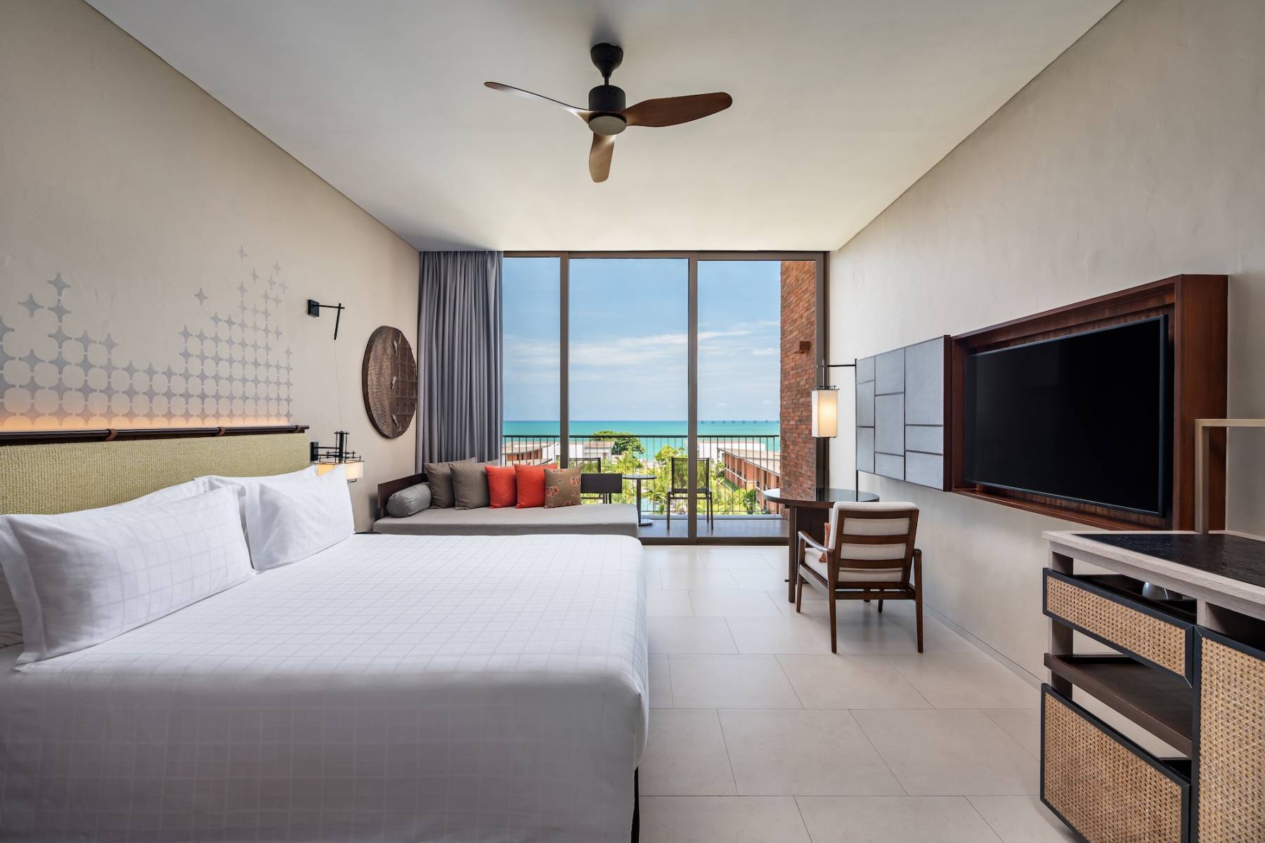 Deluxe sea-view room at the Pullman resort on Thailand's Andaman coast
